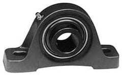 Value Collection - 5-1/2" OALBall Bearing Pillow Block - Cast Iron - Exact Tool & Supply