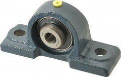 Value Collection - 4-7/8" OALBall Bearing Pillow Block - Cast Iron - Exact Tool & Supply