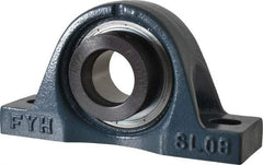 Value Collection - 7-1/8" OALBall Bearing Pillow Block - Cast Iron - Exact Tool & Supply
