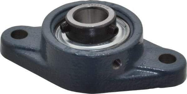 Value Collection - 4-13/32" OALBall Bearing Pillow Block - Cast Iron - Exact Tool & Supply