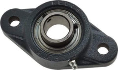 Value Collection - 4-7/8" OALBall Bearing Pillow Block - Cast Iron - Exact Tool & Supply