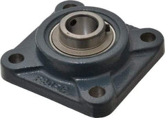 Value Collection - 3-3/4" OALBall Bearing Pillow Block - Cast Iron - Exact Tool & Supply