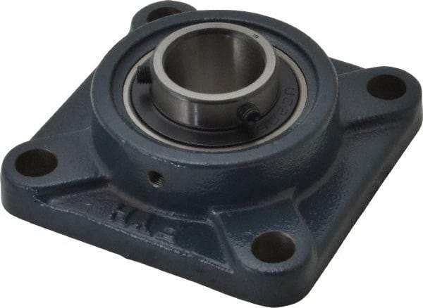 Value Collection - 4-1/4" OALBall Bearing Pillow Block - Cast Iron - Exact Tool & Supply