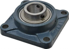 Value Collection - 4-5/8" OALBall Bearing Pillow Block - Cast Iron - Exact Tool & Supply