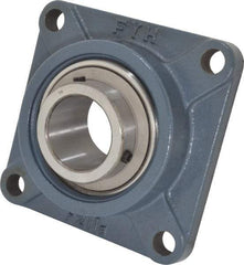 Value Collection - 6-3/8" OALBall Bearing Pillow Block - Cast Iron - Exact Tool & Supply