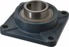 Value Collection - 6-7/8" OALBall Bearing Pillow Block - Cast Iron - Exact Tool & Supply
