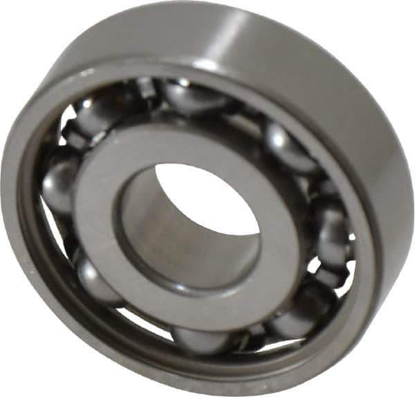 SKF - 10mm Bore Diam, 28mm OD, Open Deep Groove Radial Ball Bearing - 8mm Wide, 1 Row, Round Bore, 441 Lb Static Capacity, 1,040 Lb Dynamic Capacity - Exact Tool & Supply