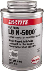 Loctite - 8 oz Brush Top High Purity Anti-Seize Lubricant - Nickel, 2,400°F - Exact Tool & Supply