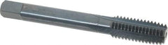 Balax - 4 Flutes, M12x1.75 Metric Coarse, Nitride Oxide Coating, High Speed Steel, Cleanout Tap - 3-3/8 Inch Overall Length, 7/16 Inch Square Length, 0.275 Inch Square Size, 0.367 Inch Shank Diameter, Modified Bottoming - Exact Tool & Supply