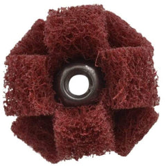 Standard Abrasives - 5" Diam Unmounted Buffing Wheel - 3 Ply, Scrubber Wheel, Medium Grade - Exact Tool & Supply
