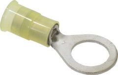 3M - 12-10 AWG Partially Insulated Crimp Connection Circular Ring Terminal - 3/8" Stud, Copper Contact - Exact Tool & Supply