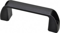 80/20 Inc. - 4.41" Long x 0.83" Wide x 1.42" High, Plastic Door Handle - Plastic, 3.678" Center to Center - Exact Tool & Supply