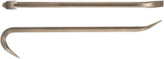 Ampco - 18" OAL Nonsparking Pry Bar - 1-1/8" Wide - Exact Tool & Supply
