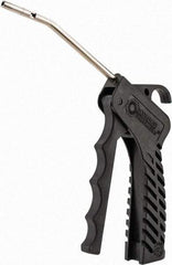 Coilhose Pneumatics - 150 Max psi Bent Fixed Safety Extension Tube Pistol Grip Blow Gun - 1/4 NPT, 5" Tube Length, ABS Resin - Exact Tool & Supply