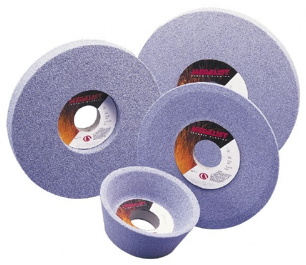 Grier Abrasives - 4 Inch Diameter x 1-1/4 Inch Hole x 1-1/2 Inch Thick, 60 Grit Tool and Cutter Grinding Wheel - Exact Tool & Supply