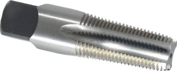 Kennametal - 3/8-18 NPT Thread, 4 Flute Standard Pipe Tap - 2-9/16" OAL, 1-1/16" Thread Length, 0.7" Shank Diam, Bright Finish, High Speed Steel - Exact Tool & Supply
