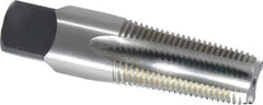 Kennametal - 3/8-18 NPT Thread, 4 Flute Standard Pipe Tap - 2-9/16" OAL, 1-1/16" Thread Length, 0.7" Shank Diam, Bright Finish, High Speed Steel - Exact Tool & Supply