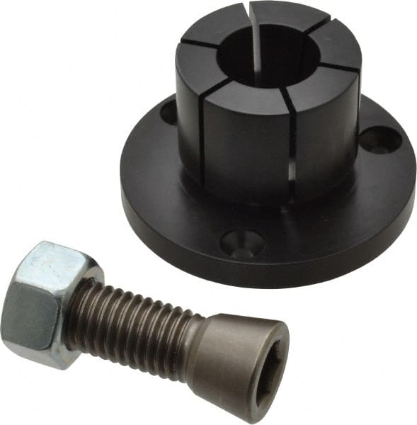 Mitee-Bite - 1.15 to 1.65" Expansion Diam, 10,000 Lb Holding Force, 10-32 Mounting Screw, 5/8-11 Center Screw, Mild Steel ID Expansion Clamps - Exact Tool & Supply