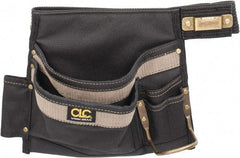 CLC - 46" Max Waste Tool Belt - 6 Pocket, 2" Wide, Tan/Black, Polyester - Exact Tool & Supply