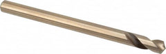 Cleveland - 3/8" Body Diam, 120°, 5" OAL, Cobalt Spotting Drill - Exact Tool & Supply