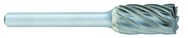 SA-7MA -- 19mm x 25mm LOC x 6mm Shank x 50mm OAL Cylindrical Carbide Aluminum Cut Burr - Exact Tool & Supply