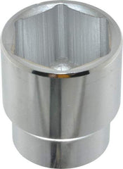 Proto - 1-7/16", 1/2" Drive, Standard Hand Socket - 6 Points, 2-1/8" OAL, Chrome Finish - Exact Tool & Supply
