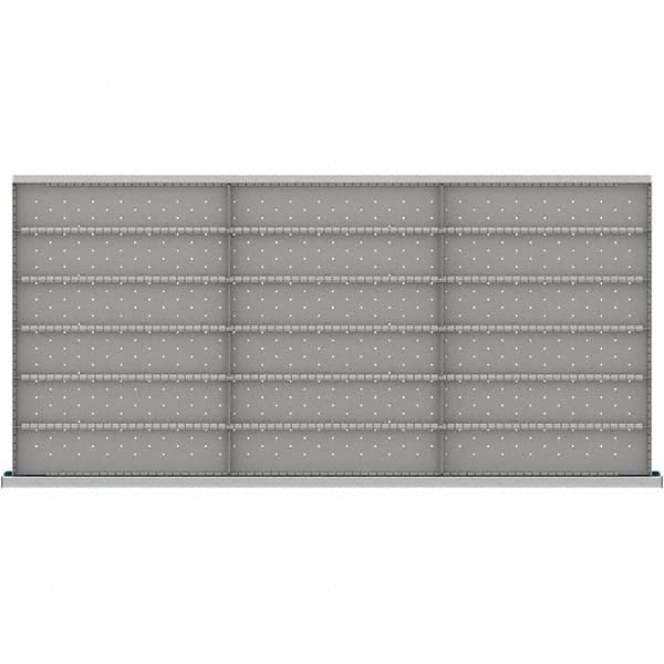 LISTA - 18-Compartment Drawer Divider Layout for 3.15" High Drawers - Exact Tool & Supply
