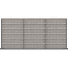 LISTA - 18-Compartment Drawer Divider Layout for 3.15" High Drawers - Exact Tool & Supply