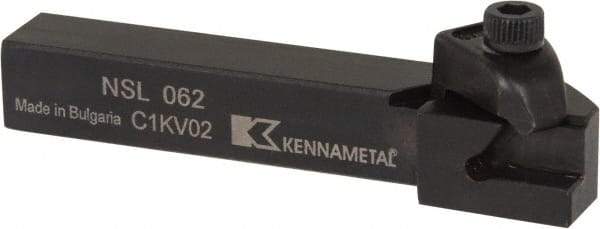 Kennametal - Internal/External Thread, Left Hand Cut, 3/8" Shank Width x 3/8" Shank Height Indexable Threading Toolholder - 2-1/2" OAL, N.2L Insert Compatibility, NS Toolholder, Series Top Notch - Exact Tool & Supply