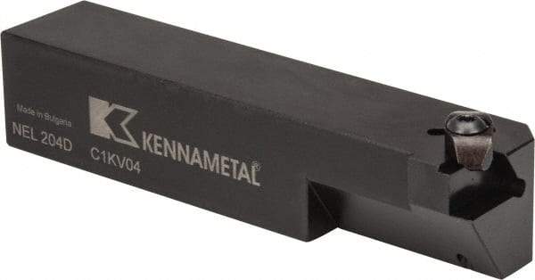 Kennametal - Internal/External Thread, Left Hand Cut, 1-1/4" Shank Width x 1-1/4" Shank Height Indexable Threading Toolholder - 6" OAL, N.4R Insert Compatibility, NE Toolholder, Series Top Notch - Exact Tool & Supply