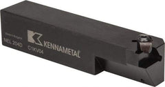 Kennametal - Internal/External Thread, Left Hand Cut, 1-1/4" Shank Width x 1-1/4" Shank Height Indexable Threading Toolholder - 6" OAL, N.4R Insert Compatibility, NE Toolholder, Series Top Notch - Exact Tool & Supply