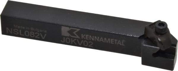 Kennametal - Internal/External Thread, Left Hand Cut, 1/2" Shank Width x 1/2" Shank Height Indexable Threading Toolholder - 3-1/2" OAL, N.2L Insert Compatibility, NS Toolholder, Series Top Notch - Exact Tool & Supply