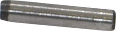 Made in USA - 1/16" Diam x 5/16" Pin Length 416 Stainless Steel Precision Dowel Pin - Passivated Finish, C 36-42 Hardness, 2 Beveled End - Exact Tool & Supply