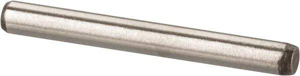 Made in USA - 1/16" Diam x 9/16" Pin Length 416 Stainless Steel Precision Dowel Pin - Passivated Finish, C 36-42 Hardness, 2 Beveled End - Exact Tool & Supply