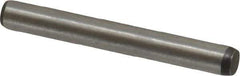 Made in USA - 3/32" Diam x 3/4" Pin Length 416 Stainless Steel Precision Dowel Pin - Passivated Finish, C 36-42 Hardness, 2 Beveled End - Exact Tool & Supply