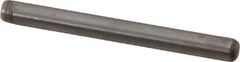 Made in USA - 1/8" Diam x 1-1/4" Pin Length 416 Stainless Steel Precision Dowel Pin - Passivated Finish, C 36-42 Hardness, 2 Beveled End - Exact Tool & Supply