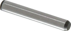 Made in USA - 5/32" Diam x 1" Pin Length 416 Stainless Steel Precision Dowel Pin - Passivated Finish, C 36-42 Hardness, 2 Beveled End - Exact Tool & Supply