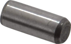 Made in USA - 5/32" Diam x 3/8" Pin Length 416 Stainless Steel Precision Dowel Pin - Passivated Finish, C 36-42 Hardness, 2 Beveled End - Exact Tool & Supply