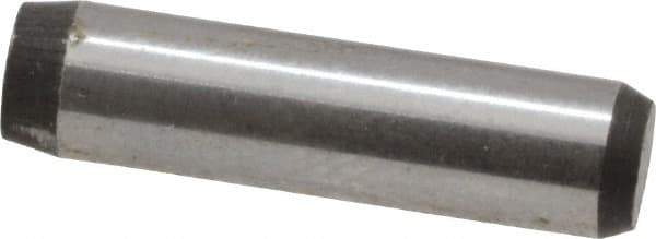Made in USA - 5/32" Diam x 5/8" Pin Length 416 Stainless Steel Precision Dowel Pin - Passivated Finish, C 36-42 Hardness, 2 Beveled End - Exact Tool & Supply