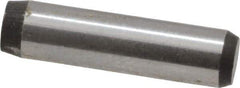 Made in USA - 5/32" Diam x 5/8" Pin Length 416 Stainless Steel Precision Dowel Pin - Passivated Finish, C 36-42 Hardness, 2 Beveled End - Exact Tool & Supply