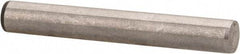 Made in USA - 3/16" Diam x 1-3/8" Pin Length 416 Stainless Steel Precision Dowel Pin - Passivated Finish, C 36-42 Hardness, 2 Beveled End - Exact Tool & Supply