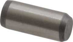 Made in USA - 3/16" Diam x 7/16" Pin Length 416 Stainless Steel Precision Dowel Pin - Passivated Finish, C 36-42 Hardness, 2 Beveled End - Exact Tool & Supply