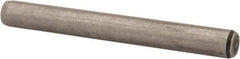 Made in USA - 1/4" Diam x 2-1/4" Pin Length 416 Stainless Steel Precision Dowel Pin - Passivated Finish, C 36-42 Hardness, 2 Beveled End - Exact Tool & Supply
