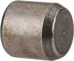 Made in USA - 1/4" Diam x 1/4" Pin Length 416 Stainless Steel Precision Dowel Pin - Passivated Finish, C 36-42 Hardness, 2 Beveled End - Exact Tool & Supply