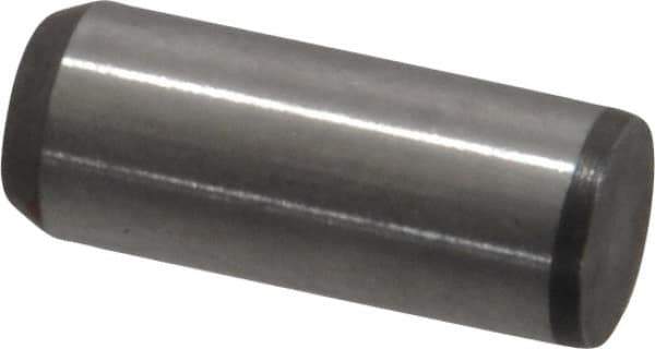 Made in USA - 1/4" Diam x 5/8" Pin Length 416 Stainless Steel Precision Dowel Pin - Passivated Finish, C 36-42 Hardness, 2 Beveled End - Exact Tool & Supply