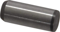 Made in USA - 1/4" Diam x 5/8" Pin Length 416 Stainless Steel Precision Dowel Pin - Passivated Finish, C 36-42 Hardness, 2 Beveled End - Exact Tool & Supply