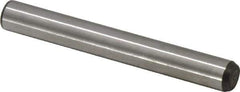 Made in USA - 5/16" Diam x 2-1/2" Pin Length 416 Stainless Steel Precision Dowel Pin - Passivated Finish, C 36-42 Hardness, 2 Beveled End - Exact Tool & Supply