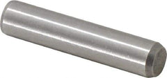 Made in USA - 3/8" Diam x 1-3/4" Pin Length 416 Stainless Steel Precision Dowel Pin - Passivated Finish, C 36-42 Hardness, 2 Beveled End - Exact Tool & Supply