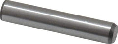 Made in USA - 3/8" Diam x 2" Pin Length 416 Stainless Steel Precision Dowel Pin - Passivated Finish, C 36-42 Hardness, 2 Beveled End - Exact Tool & Supply