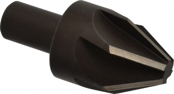 Keo - 1-1/2" Head Diam, 3/4" Shank Diam, 6 Flute 60° High Speed Steel Countersink - Exact Tool & Supply
